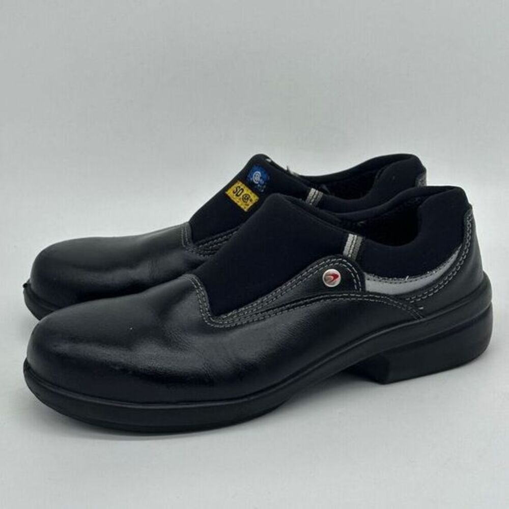 Cofra Safety Footwear Malika S2 SRC Leather Shoes Women 8.5 Black Work‎ Ladies